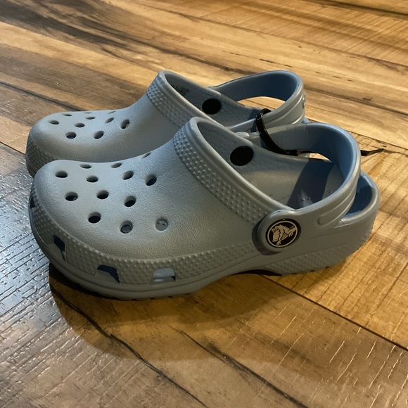 NWOT Crocs 204536 Kids Classic Clog Slip Oxygen Light Blue Unisex Toddler C10 - Picture 4 of 6